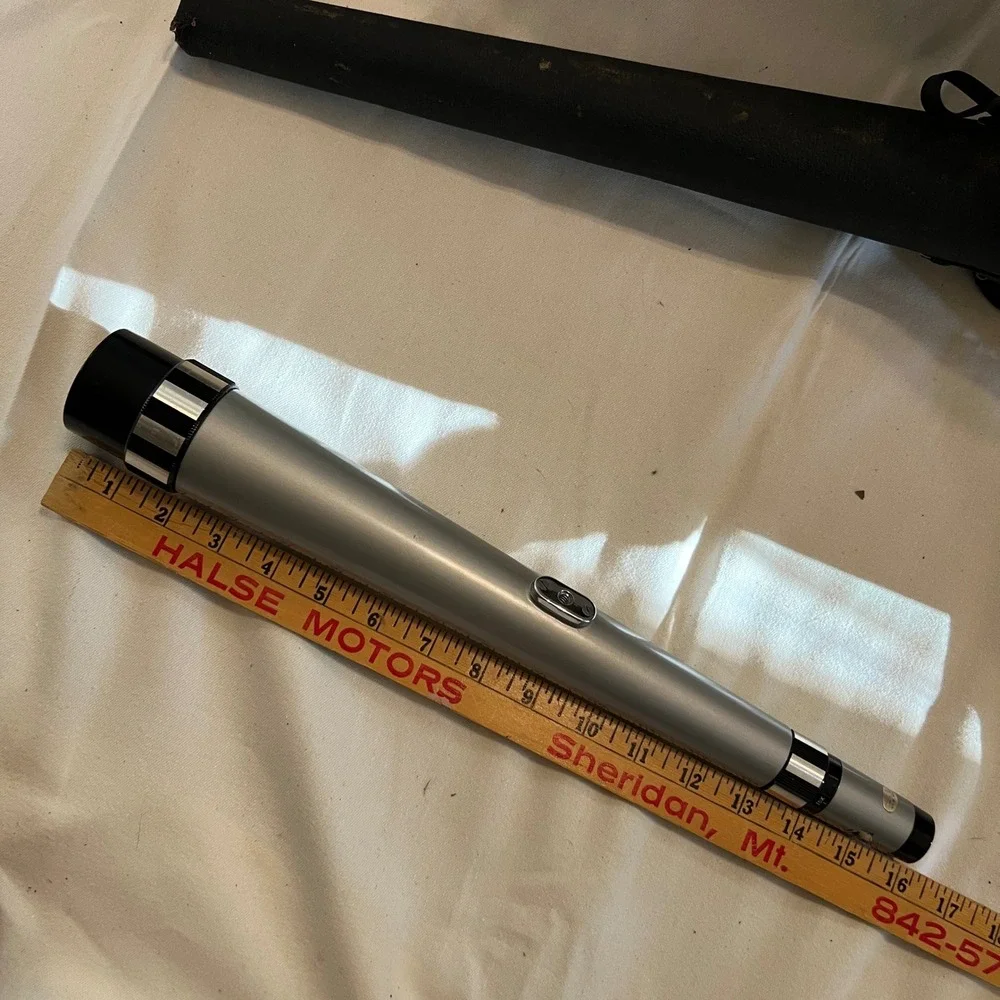 VTG 1960s View King‎ Telescope Japanese Silver Zoom 15x-45x40mm COATED JAPAN GUC